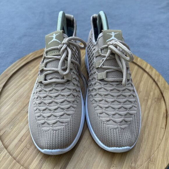 Danskin Honor Lace Up Sneakers Knit Stretch Walking Shoes Womens Size 7 Tan - Picture 2 of 10